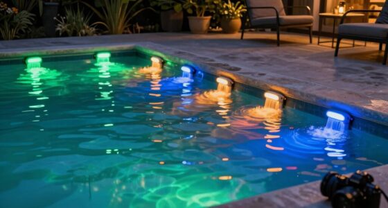 top battery pool lights