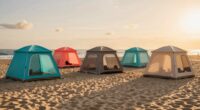 top beach privacy tents
