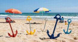 top beach umbrella anchors