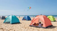 top family beach shelters