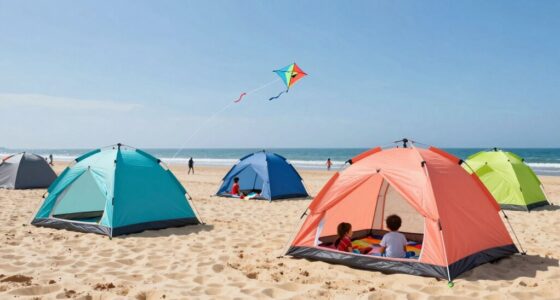 top family beach shelters