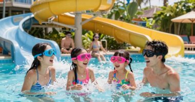 top family water goggles