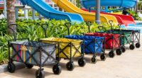 top folding picnic carts