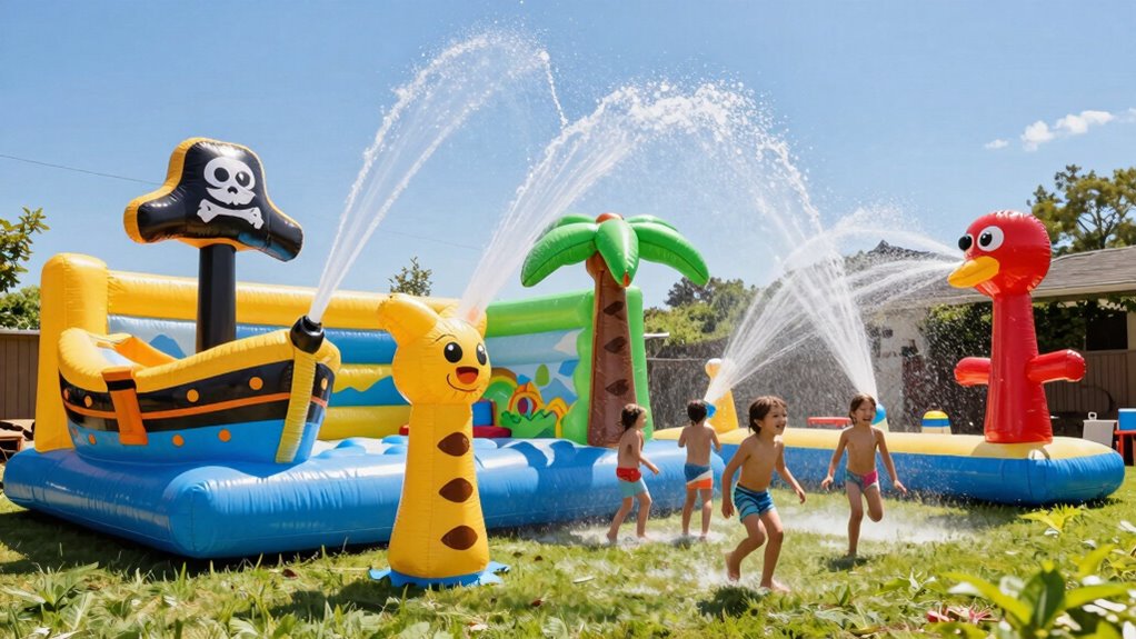 top inflatable yard sprinklers