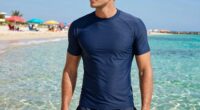 top men s uv swim shirts
