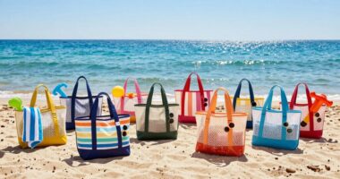 top mesh beach bags