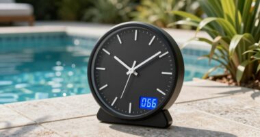 top outdoor pool clocks