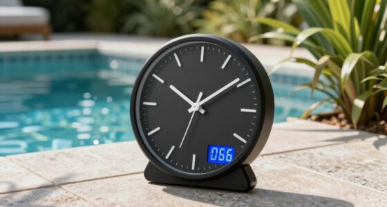 top outdoor pool clocks