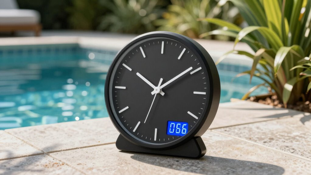 top outdoor pool clocks