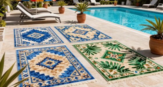 top outdoor pool rugs