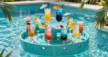 top pool drink floats