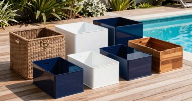 top pool gear storage