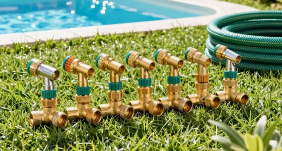 top pool hose splitters