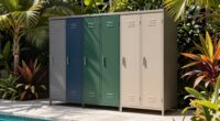 top pool house lockers