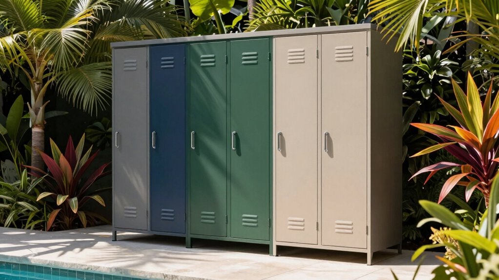 top pool house lockers
