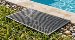top pool shower mats