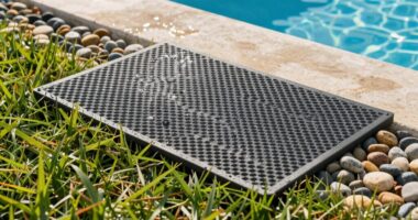 top pool shower mats