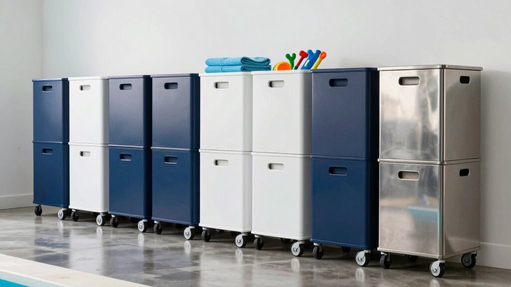 top pool storage crates