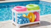 top pool toy storage racks