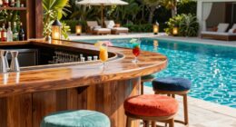 top poolside bar sets
