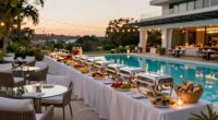 top poolside buffet ideas