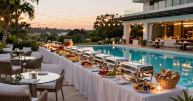 top poolside buffet ideas