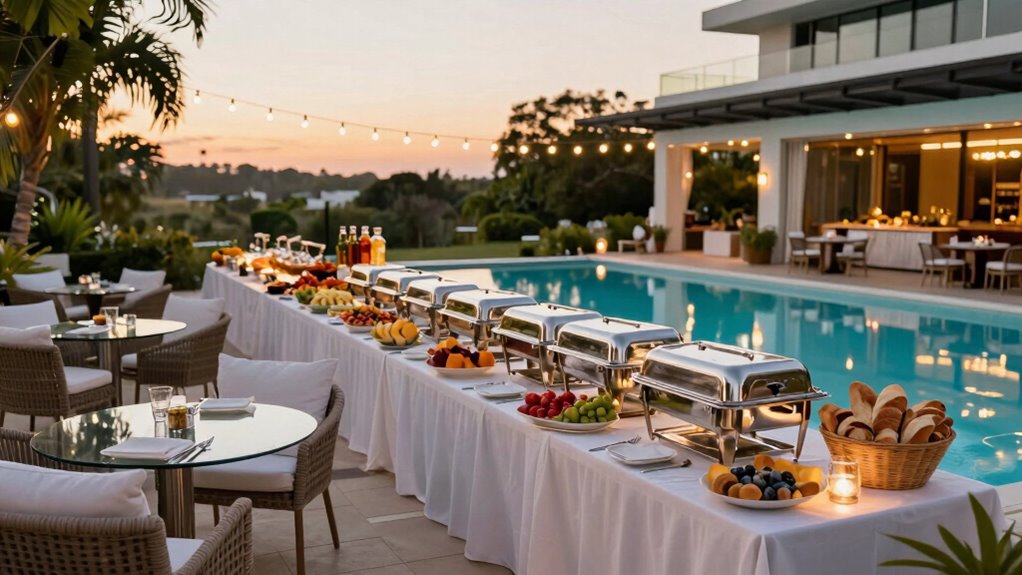 top poolside buffet ideas