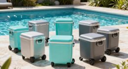top poolside cooler wheels