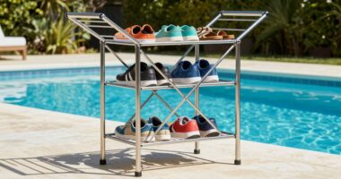top poolside drying racks