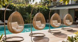 top poolside egg chairs