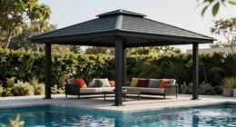 top poolside hardtop gazebos