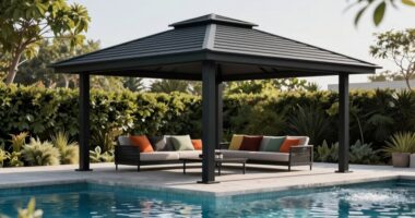 top poolside hardtop gazebos