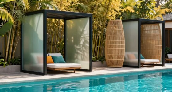 top poolside privacy options