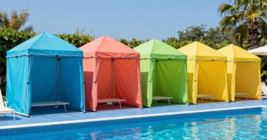 top poolside shade tents