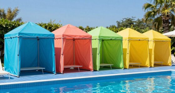 top poolside shade tents