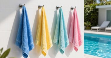 top poolside towel hooks