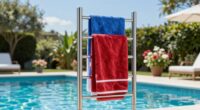 top poolside towel racks