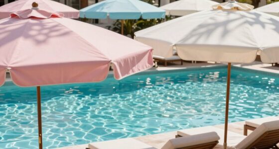 top poolside umbrella options