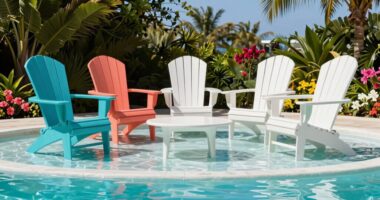 top resin adirondack pool chairs