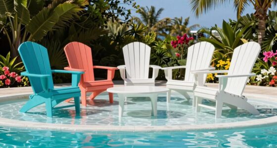 top resin adirondack pool chairs
