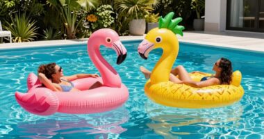 top two person pool floats