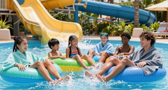 top water park cooling towels