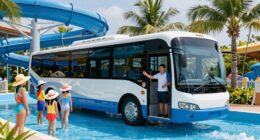 transportation options for water parks