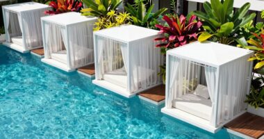 unique floating pool experience