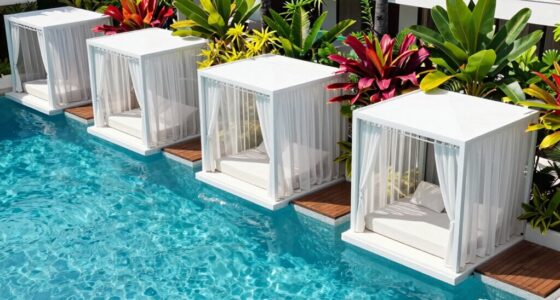 unique floating pool experience