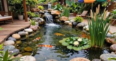 water features backyard enhancements