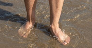 water resistance makes walking challenging