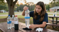 A junior high school student from Warrenton, Virginia, built a water filter in her garage that removes 95.5% of microplastics from drinking water.