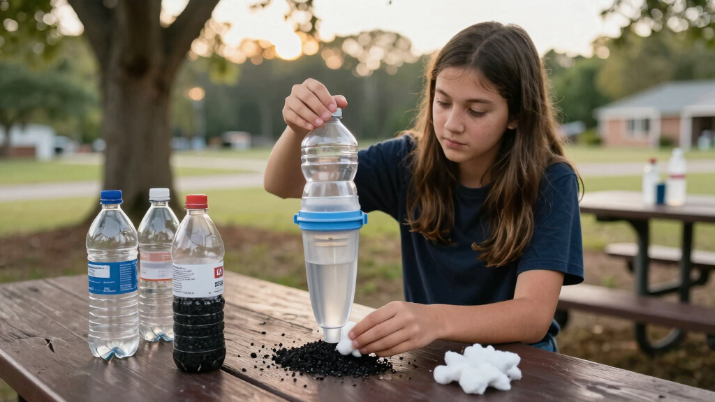 A junior high school student from Warrenton, Virginia, built a water filter in her garage that removes 95.5% of microplastics from drinking water.