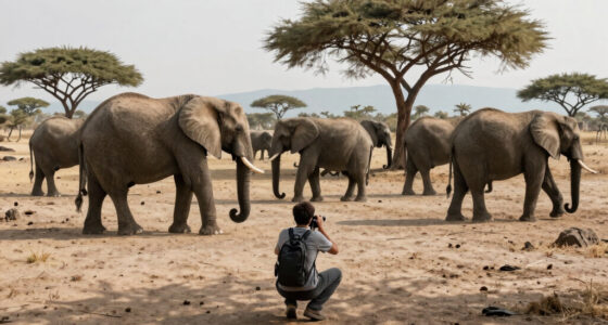 Elephant herd in the 1950s